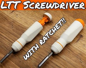 LTT Screwdriver, With Ratchet #3DThursday #3DPrinting