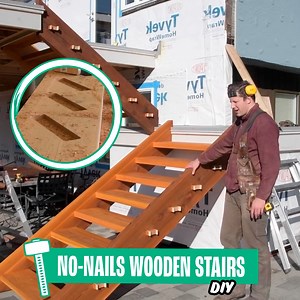 DIY: No Nails Wooden Stairs! | The Samurai Carpenter