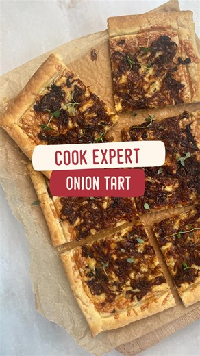 Sweet onions caramelized to perfection in the Cook Expert 🧅✨ Slow-cooked and sizzled until golden and jammy, these onions are the perfect spring topping for a flaky, buttery tart. Simple ingredients, big flavour—perfect for a cosy evening in or lunch al fresco as the weather warms 🌸🥧 Ingredients: 4 red onions sliced 40ml vegetable oil 1 tbsp sugar 1 sheet puff pastry 100g Gruyère 100g mature cheddar Fresh thyme Method: 1.To caramelise the onions, add the oil to the metal bowl and run EXPERT 0