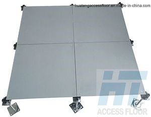[Hot Item] Wear-Resistant and Non-Slip Steel Cementitious Access Floor for Machine Room (Grey-White Epoxy)