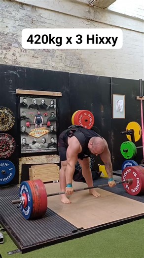 Graham Hicks goes "all in" with 420kg x 3 REP #deadlift!!!!😱😱😱 Video credits Graham Hicks | Man Beast Strongman Events