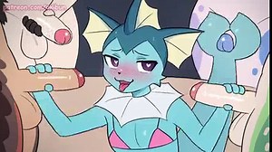 Vaporeon femboy cute [by Akibun]