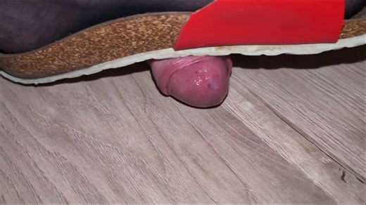 Sandals for hard cock