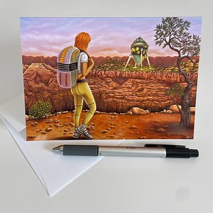 Fifth Element Inspired Leeloo Art Greeting Cards – Science Fiction Grand Canyon Note Card - Etsy Canada