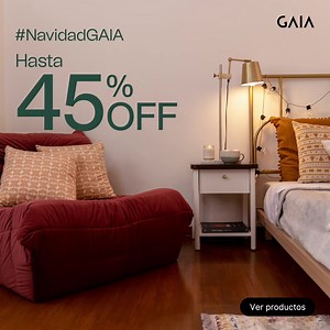 Prepárate para una noche increíble con hasta 45% OFF y hasta 12MSI 🎄 | GAIA Design