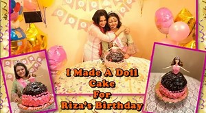 52K views · 1K reactions | Riza's Birthday | Cake preparation by me | Dipika ki duniya | Dipika kakar Ibrahim | Birthday celebration | birthday cake | Doll cake | #birthday #birthdaycake #dipikakiduniya #dipikakakaribrahim #birthdaycelebration #dollcake #DipikaKakar #shoiabibrahim #cakedecorating #cake #blog | Dipika ki duniya | Facebook