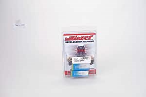 Motorcycle Safety Brake Light Flashing LED Deceleration Warning 20W-D2Pak-LED, Direct Replacement for OEM 1157 Bulb, USA & Canada legal tailBlazer by Kisan