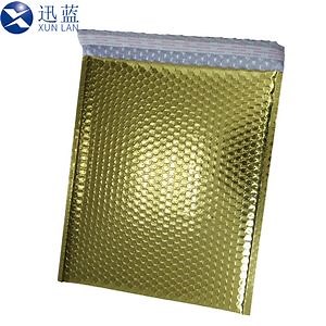 [Hot Item] Customized Pantone Color Aluminum-Plated Bubble Mailer Various Sizes for Cross-Border E-Commerce