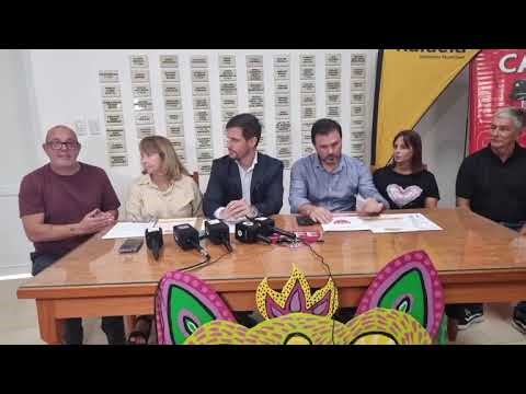 Conferencia de prensa - Carnavales rafaelinos
