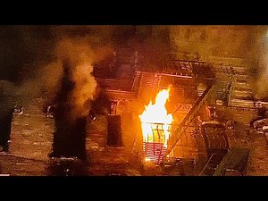 FDNY BOX 0162 ~ FDNY BATTLING 2ND ALARM FIRE ON MULBERRY STREET IN CHINATOWN, MANHATTAN, NEW YOR.