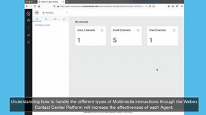 Webex Contact Center - Agent Desktop - Cisco Video Portal