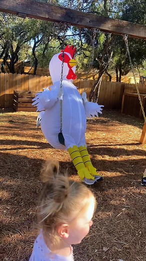Our newest student really knows how to “wing it”. 😄 #lilypadschools #LearnGrowThrive #sanantonio | The Lilypad Garden & Farm Schools