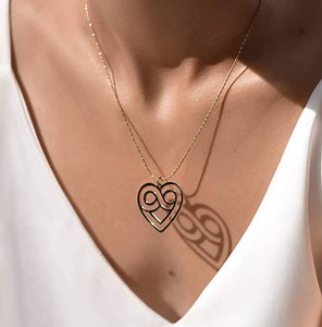 Infinity Necklace, Infinity Heart Jewelry,heart Shaped Jewellery,love,heart, Infinity,polyamory Symbol,goldfilled Pendant & Goldfilled Chain - Etsy Australia