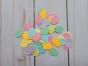 Easter Egg Confetti, Easter Egg Die Cuts for Scrapbooking, Easter Embellishments for Cardmaking, Easter Basket Stuffers, Easter Table Decor - Etsy Canada