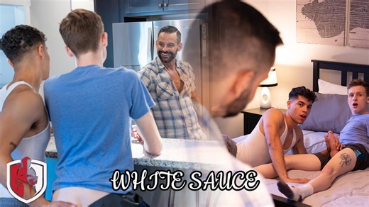 White Sauce - David Benjamin Has His Stepson Jordan's Friend Over for Dinner and Some Studying Anatomy - David Catches Them