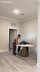 63K views · 390 reactions |  Searching for dining room furniture that exudes elegance and sophistication? Our modern dining tables are the perfect choice. They feature a sturdy structure, high-quality tabletops, and sleek designs to create an ambiance of luxury in your home ✨ #ElegantDinnerTable #ModernDesign | POVISON | Facebook