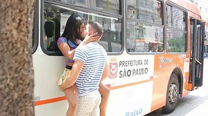 Kissing Prank - BUS Edition