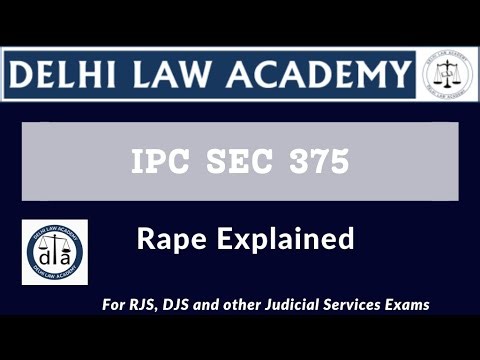 IPC Section 375: Rape Explained #judiciarypreparation #judiciaryexam #judiciary