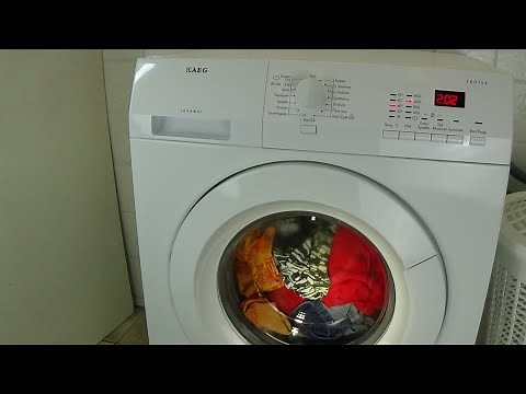 AEG Lavamat Protex L72475FL, Synthetics 40 degrees program Washing machine, test example movie #193