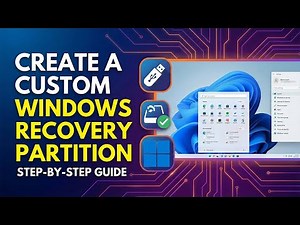 How to Create a Windows Recovery Partition (Step-by-Step)