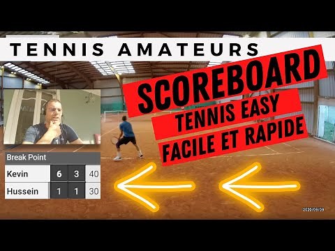 Tennis - Tableau des scores pour les nuls
