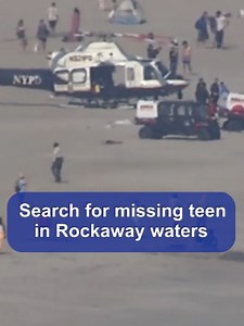 The search continues for a 17-year-old boy who went missing while swimming in the Rockaways on Tuesday afternoon. #queens #nyc