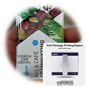 [Hot Item] Imprimante thermique à transfert thermique HPRT Tto FC53 mode continu intermittent combiné imprimante de code QR de date logo imprimante grand format pour ligne de production d'emballage alimentaire