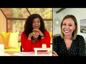 Diamonique Oval and Pear Flower Ring, Sterling Silver on QVC