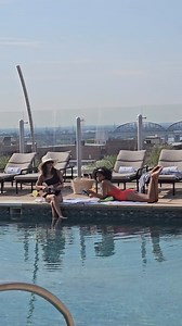 18 reactions | Poolside parties continue year-round in our heated rooftop pool and hot tub. | Four Seasons Hotel St. Louis | Facebook