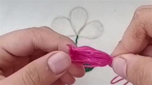 14 reactions | Very Easy And Beautiful Flower Design | Brazilian Embroidery Stitches for Beginner | Flower Border Embroidery | Pashto Production Song | Facebook