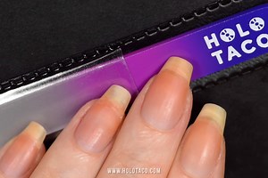 5.8K views · 169 reactions | Filing your nails has never been so smooth!  Our Glass Nail Files are made of high-quality Czech glass to shape nails easily and prevent them from splitting #glassnailfile #holotaco  | Holo Taco | Facebook