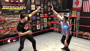 Saturday morning sparring session from the champs Jake Atlas Dominic Kubrick | Santino Bros Wrestling Academy