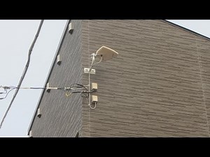 テレビアンテナ壁面取付