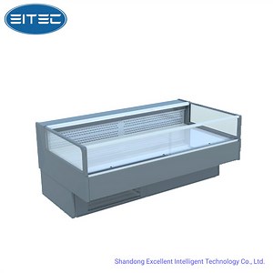 [Hot Item] Supermarket Efficient Cooling Capacity Service Counter Cabinet Refrigerator for Hot Food Display