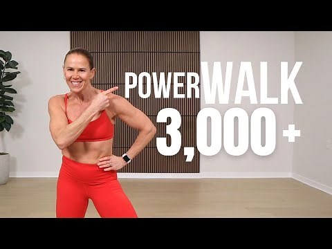 30 Min Power Walking Workout 3,000 Steps | Low-Impact Cardio to Boost Energy & Burn Fat