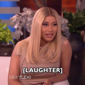 "I enjoy the cheques" - Cardi B 😂 Ellen DeGeneres | Warner Music Canada