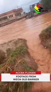 1.1K views · 28 reactions | [Accra Floods] Current situation at Weija Old Barrier #OnuaFM #3NewsGH | Onua 95.1 FM | Facebook