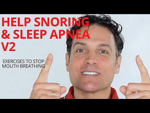 V2 of 3 Exercises for Snoring, Sleep Apnea & Singing. Tongue exercises, Nasal Breathing & More.