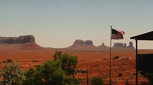 Beautiful Scenic View Of Usa Flag Waving In Stock Footage SBV-349252067 - Storyblocks