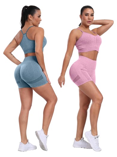 High-Waisted Seamless Booty Shorts for Women