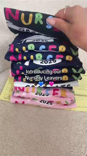 These Nursery Leavers have been a hot seller this week! Shop yours today https://ow.ly/tfme50WfoQN! #myrockingkids #nurseryleavers #nursery #schoolleavers #nurserygraduate | My Rocking Kids