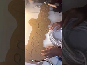 DIY Neon LED sign | Split LED strips and silicone | New Generation Neon