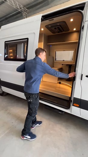 Project Vanlife 🚐 on Instagram: "Take a peek inside this stunning Mercedes Sprinter campervan from @guagua.home! 🚐✨ With an indoor shower and toilet, a compact kitchen, and a cozy double bed, it’s designed for comfort on the road. Plus, you get direct access to the driver's cockpit! What do you think of this home on wheels? Let us know in the comments! 💬 #campervanhacks #vanlifeproject #vanlifecommunity #motorhome #vanbuildseries #vanbuild #vanlifeculture #vanlifesociety #campervan #campercon