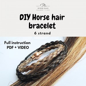 DIY Horsehair Bracelet - Make Your Own Horsehair Jewelry - Digital Download Tutorial - Etsy Australia