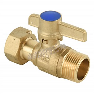 [Hot Item] Acs Approval Straight Type Male Lockable Water Meter Ball Valve