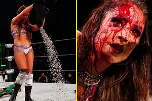 brutal! AEW put on perhaps the most violent women’s wrestling match ever as Thunder Rosa and Britt Baker make history