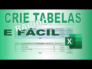 Como Criar Tabelas no Excel: Manualmente e Usando Modelos Predefinidos