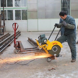 [Hot Item] Electric Rail Cutter Machine Railway Steel Rails Track Saw Cutter