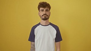 Young Hispanic Man Expressing Severe Pain Stock Footage Video (100% Royalty-free) 3557886037 | Shutterstock