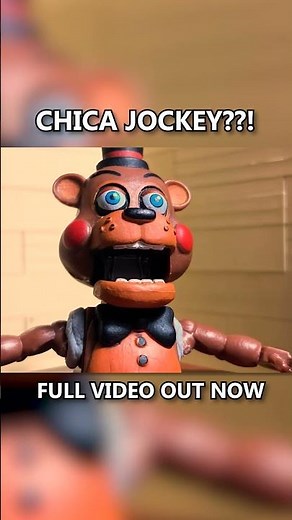 CHICA JOCKEY?!? OUT NOW!! #Lego #chickenjockey #fnaf